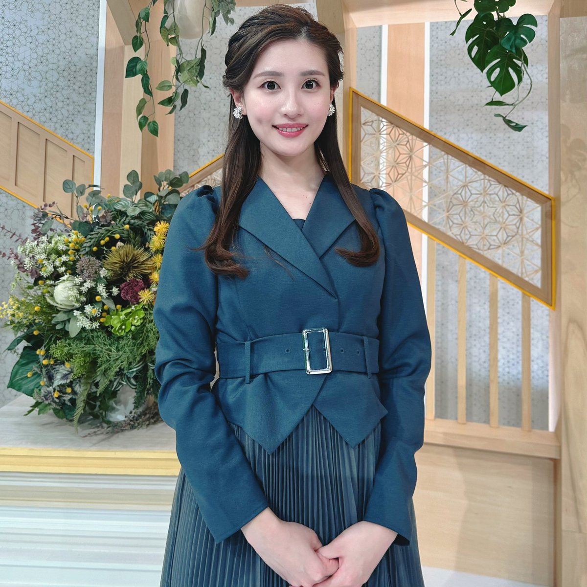 nanaka_rkb's tweet image. 最近の衣装です🥺💞
きょうのほめほめも聴いてね✨
#ほめほめナイト　#rkbラジオ
#アナウンサーコーデ #アナウンサー衣装