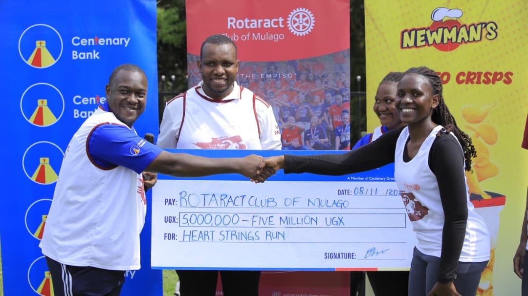 We are immensely grateful to <a href="/CentenaryBank/">Centenary Bank</a> for the generous donation towards the Heart Strings Run 2025. 
This significant contribution will directly support life-saving children's heart surgeries at the Uganda Heart Institute.