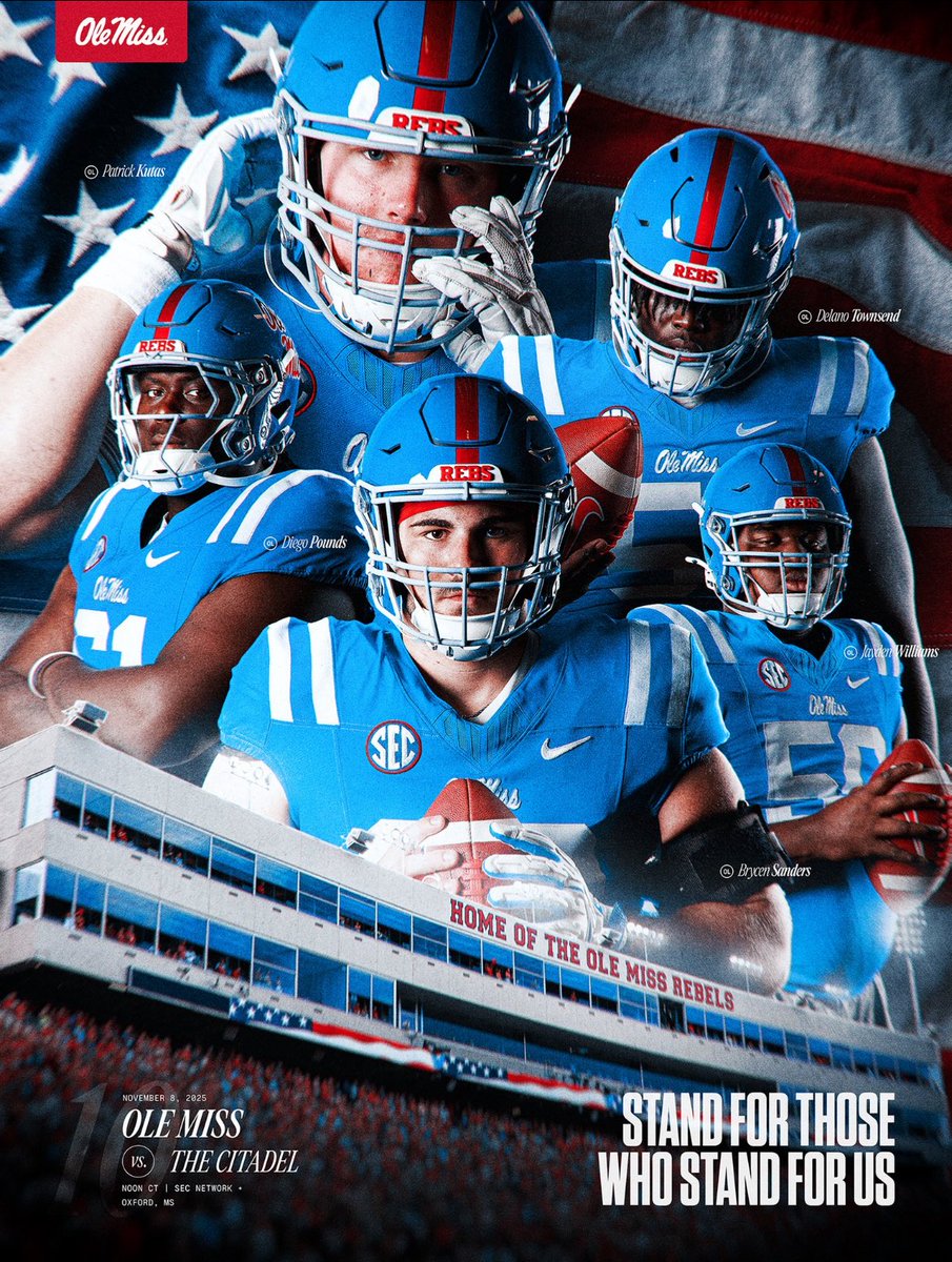 Excited to be at Ole Miss today on a game day visit! Looking forward to seeing the <a href="/OleMissFB/">Ole Miss Football</a> take the field and experience the game day traditions of football in Oxford! <a href="/StatesboroFB/">Statesboro Football</a> <a href="/RecruitGeorgia/">Recruit Georgia</a> <a href="/recruits_GA/">Peachstate_Recruits</a> <a href="/patohara17/">Pat O'Hara</a> <a href="/QuincyAvery/">Quincy Avery</a> <a href="/QBC_Atlanta/">QB Country Atlanta</a> <a href="/TrainingApex/">Coach Rigue</a> <a href="/thejoshaubrey/">Josh Aubrey</a>