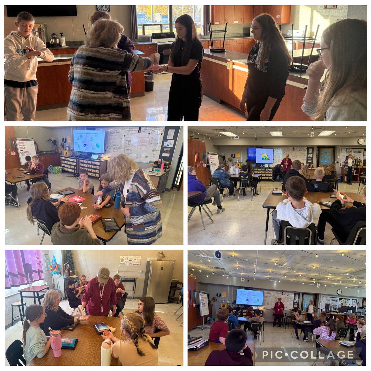 BizMathGuy's tweet image. Thank you to Olmsted County Public Health for partnering w/ our Biz Math 6 &amp;amp; 8 classes! Students learned the importance of proper kitchen sanitation via a mock inspection &amp;amp; practiced good hand hygiene—hands-on lessons that make real-world connections! 👏🧼
⁦@ByronMSBears⁩