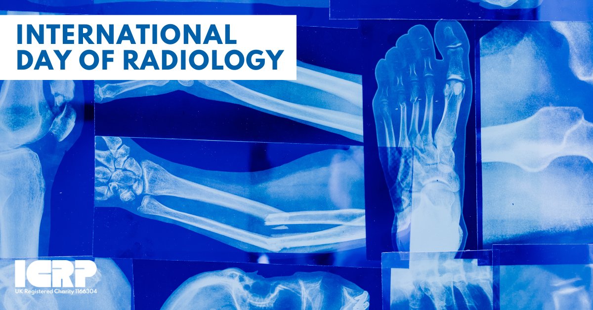ICRP's tweet photo. Happy International Day of Radiology! The 8 of November celebrates the discovery of the X-ray by Wilhelm Conrad Röntgen in 1895, and recognises the vital role of radiology in healthcare. #ICRP #InternationaldayofRadiology #RadiologyinHealthcare #Rontgen https://t.co/Kk8aFjefYi