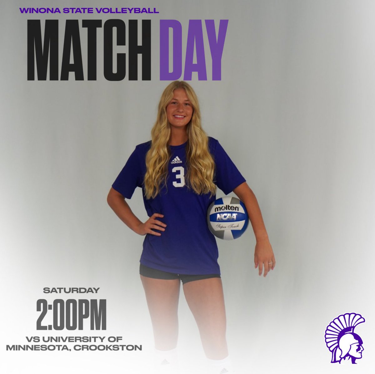 Winona State VB tweet media