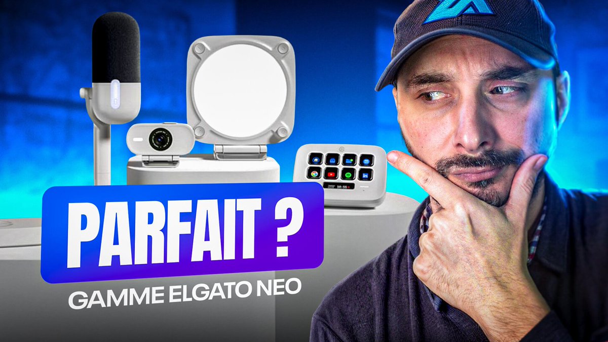 🎦 Test de la gamme complète <a href="/elgatoFRA/">Elgato France</a> Neo, qui comprend une webcam, un micro, une lumière, un Stream Deck et une carte d'acquisition. 😱

➡️ youtu.be/tRMnPwsBlc8