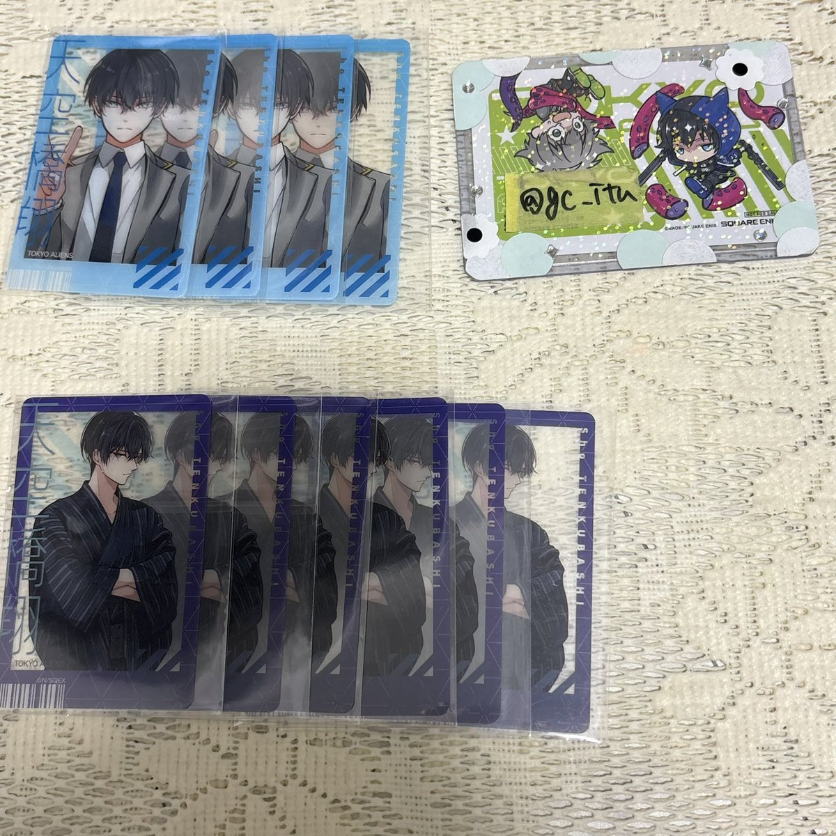 gc_itu's tweet photo. @0
《交換》東京エイリアンズ　ハオハオショップ　カフェ

《譲》雨宮、兵吾、ライカ、明明、鬼崎、郡司、天空橋、ハロルド

《求》同異種郡司、天空橋
または定価＋送料

池袋手渡しまたは郵送◎

異種は比率、組み合わせ等相談可能です！気軽にお声がけください。
↓ https://t.co/ABFlf8wkup