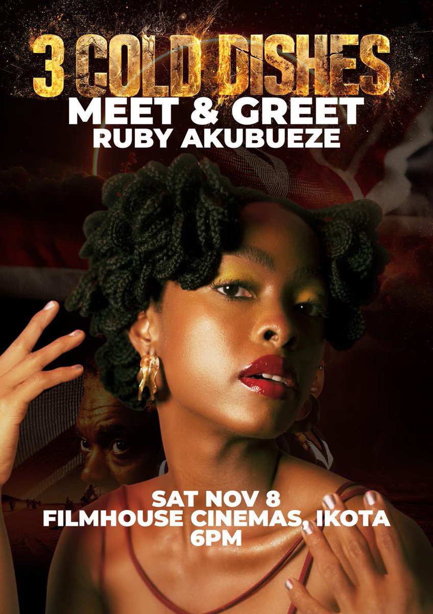 rubyakubueze_'s tweet image. Ikota! See you this evening 💜
Let’s watch @3colddishesfilm together
Don’t forget to bring someone with you