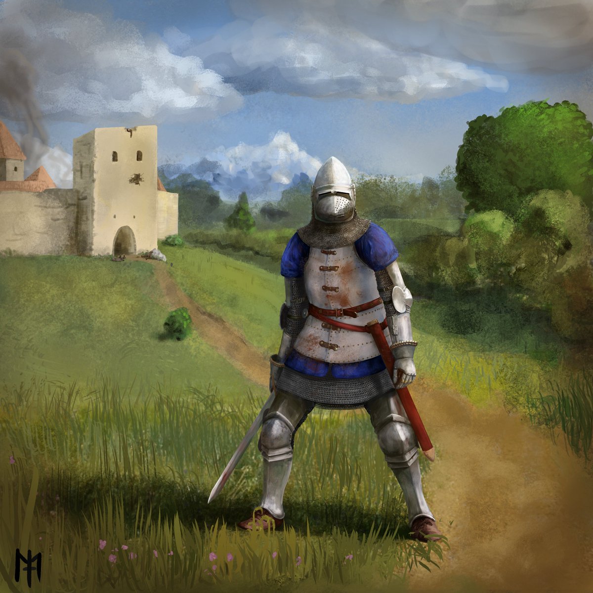 Bigvadrouiller1's tweet image. Perrin Baudaire, the prodigal son whose destiny was changed forever by the Hundred Years' War.

Perrin is among those great, unsung warriors whom History, due to a lack of documentation, often overlooks despite his accomplishments.

Here is his story, based on the chronicles and…
