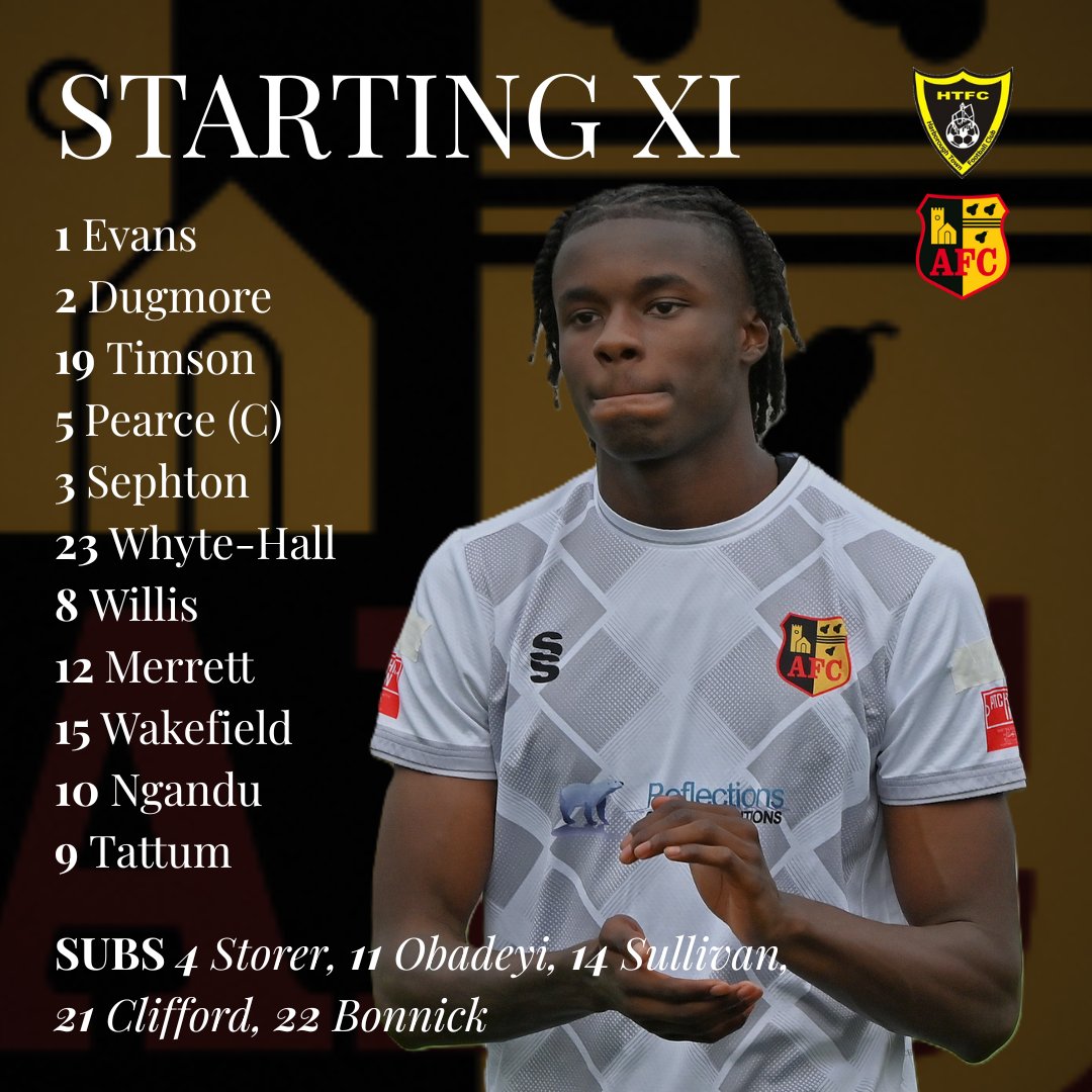 🚨TEAM NEWS🚨

Here's how the Church line up for today's game at <a href="/HarbTownFC/">Harborough Town FC 🐝</a> ⚽