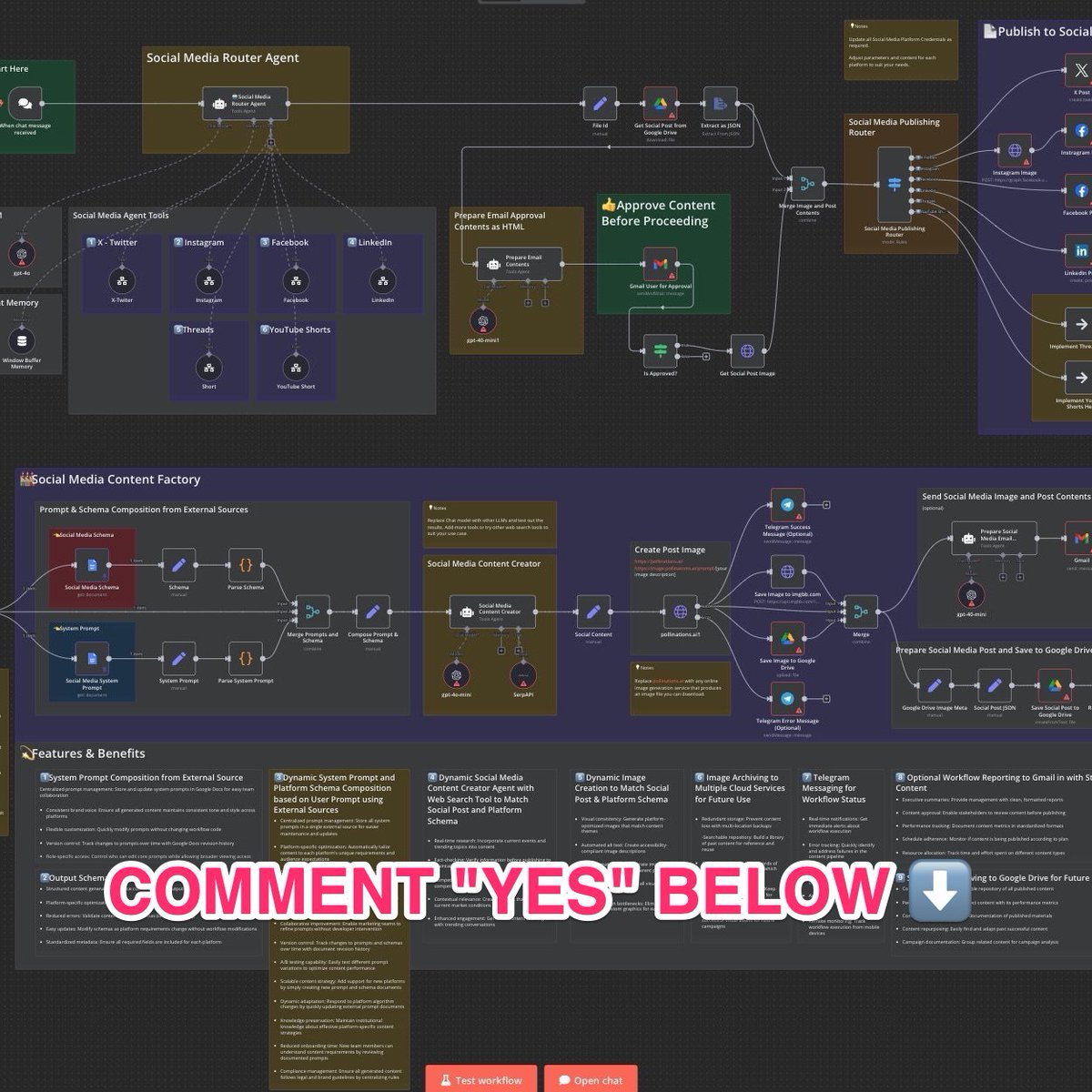 JulianGoldieSEO's tweet photo. 🚨 STEAL this AI Agent that just FIRED my entire marketing team.

This Agent:

→ Auto-generates & posts viral AI videos using VEO 3 + Blotato
→ Runs 24/7 through n8n automation
→ Scales short-form content creation without editing tools

Perfect for creators, agencies & solopreneurs.

Follow + RT + Comment “AGENT” and I’ll send you the file + step-by-step guide FREE.

BONUS: Includes extra agents, prompts, and full n8n breakdowns.

PS: If you’re still paying a “creative agency”… consider them FIRED. 🔥