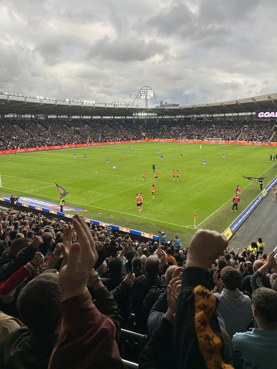 Goal of the season. Take a bow Charlie Hughes and Joe Gelhardt. #hcafc