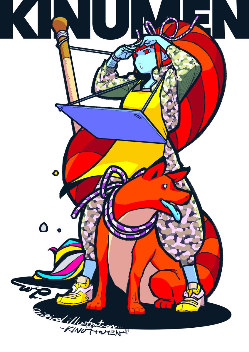 Tail sharing
#イラスト #illustration