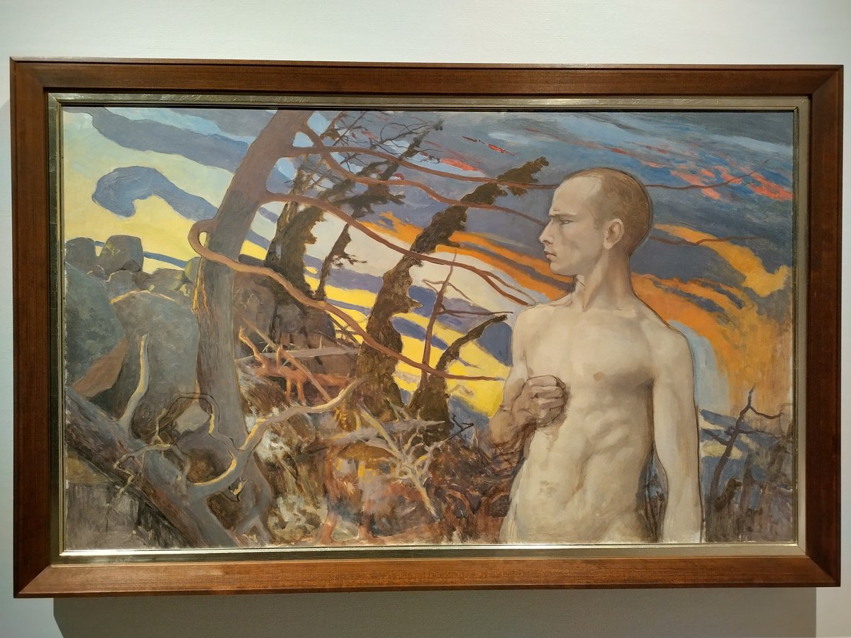 Eero Järnefeltin omakuva "Idän myrskyssä" (1894) on taas esillä Hämeenlinnan taidemuseossa. Ja miksipä ei olisi, sillä aihe on yhä ja jälleen ajankohtainen.