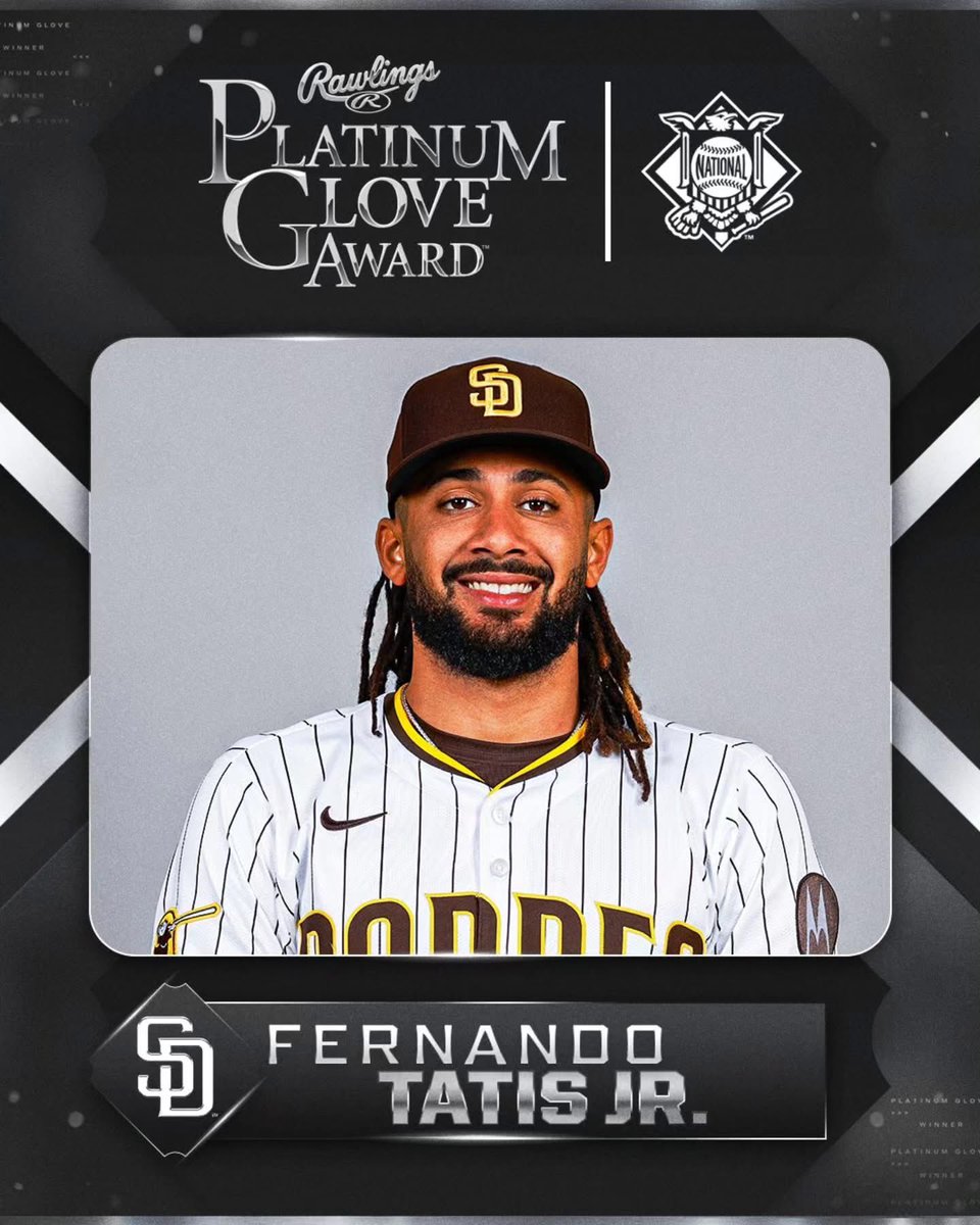 Ronny_Lebrno02's tweet photo. ¿Qué dirán los amigos de PR🇵🇷, ya que ellos priorizan mucho la defensa por encima de ofensiva?

¡Segundo guante de Platino para @tatis_jr , lo que lo convierte en el mejor jugador defensivo de la liga Nacional!

#OtraparaRD. https://t.co/wl7TvvVlwC