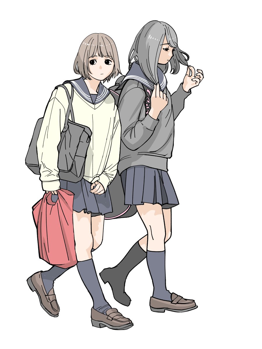 「真横よりちょっとこっち向いてたり、背中を軽く丸めてたりするポーズがメッチャ難しく」|ジュリエッタのイラスト