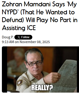 How quickly socialists/communists go from "our" to "my" when they're in charge ===&gt; twitchy.com/dougp/2025/11/…