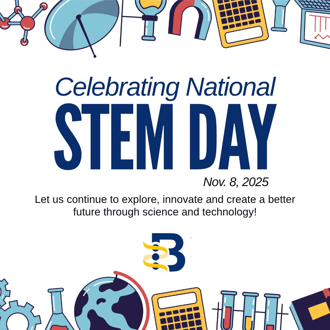 Happy #NationalSTEMDay from all of us at the Pennsylvania Biotechnology Center! 💡 
 
We celebrate the innovators driving breakthroughs in science, technology, engineering and math every day. 🧬💡 #Biotech #Innovation #PABC