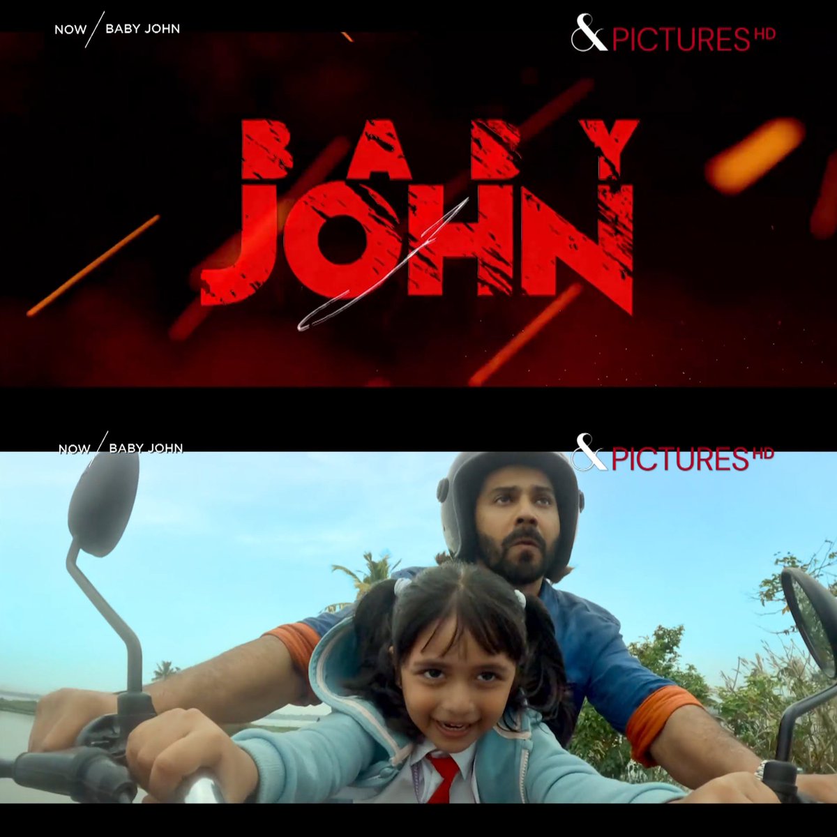 CineBuff2003's tweet photo. &amp;Pictures Premiere 
#BabyJohn (2024)
Now Showing 🎬✅
.
#BabyJohnOnAndPictures
#VarunDhawan
#KeerthySuresh #WamiqaGabbi
#JackieShroff #SalmanKhan #Atlee #Kalees https://t.co/gdkVy8xsiI