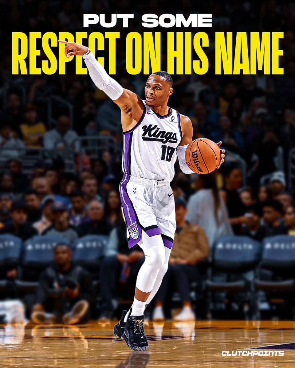 ClutchPoints's tweet photo. When you talk about Russell Westbrook, the conversation can get wild and messy.

Some people love him. Some don’t.
Many have called him washed, old, or past his prime.
Some even said he should just play overseas.

But this year with the Kings? We’re seeing a completely different Russ.

In his last three games, he's already shown flashes of his old self:

24 points | 6 rebounds | 9 assists
23 points | 16 rebounds | 10 assists
26 points | 12 rebounds | 6 assists

This isn’t the Russ you disrespect... this is the Russ Kings Nation leans on.

Russ’ journey has been a total roller coaster... from being the Thunder’s MVP to the ups and downs of the past few years.

Most fans, especially the younger ones, might only remember his stints with the Lakers, Clippers, and Nuggets.

But one thing’s for sure... this year, Russ is proving he’s still as valuable as ever.

Russ is still him… and he always will be.