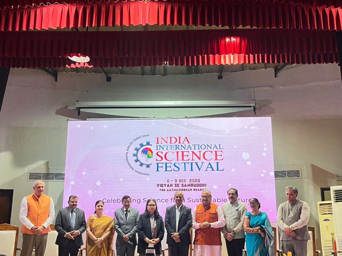 The event was attended by Dr. M. Ravichandran, Secretary, <a href="/moesgoi/">MoES GoI</a>; Prof. Renu Vig, Vice-Chancellor, PU; Dr. Suryachandra Rao, Director, <a href="/iitmpune/">IITM Pune</a> ; Shri Shiv Kumar Sharma, <a href="/vibhaindia/">vijnanabharati</a>; Dr. Arvind C. Ranade, NIF, and other dignitaries. #IISF2025