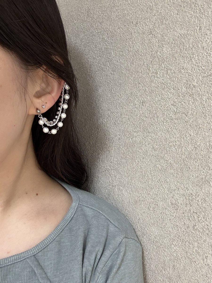 no19start's tweet photo. しばらくsold していた
人気の3連イヤーカフ持っていきます~❕

꒰  南館4F P-370,371   ꒱
でお待ちしております🦦

#デザフェス62 #デザフェス
#デザフェス62お品書き https://t.co/keRjJL9dHL