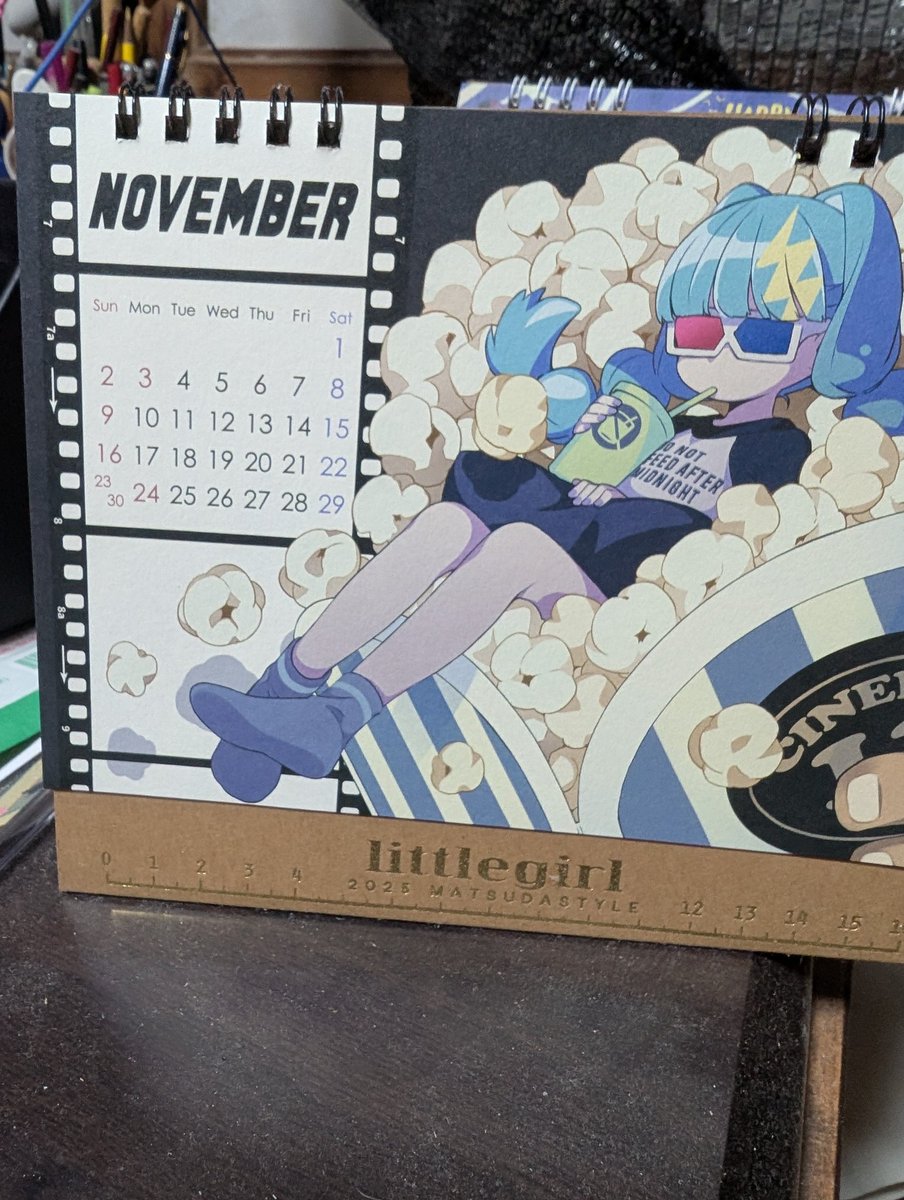 tenchokn's tweet photo. 気がついたら11月になっていた!
このカレンダーにお世話になるのもあと2ヶ月
#MATSUDA98 https://t.co/thIVCPYfFz