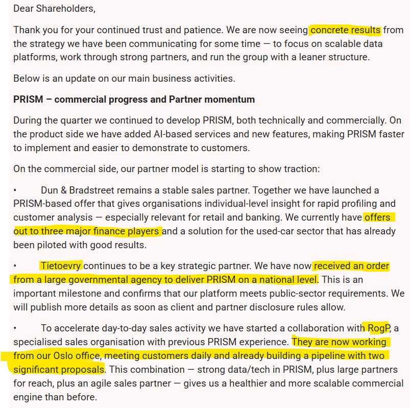 AktiePionjaren's tweet photo. We’ve been patient — and SpectrumOne just made it worth it.
This isn’t potential anymore. It’s pure momentum!
#SpectrumOne #PRISM #CloudExplorers
https://t.co/0nbiDvT7Kv