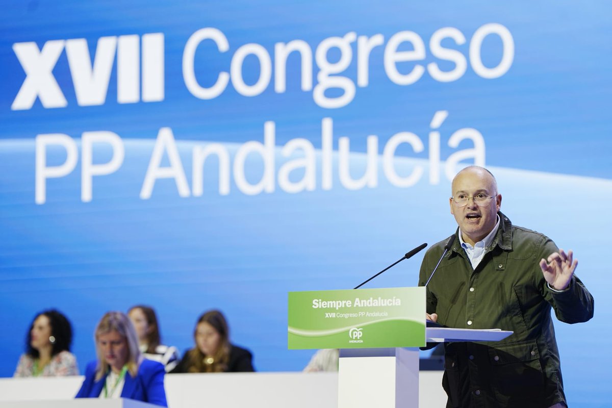 🔝 <a href="/Mtelladof/">Miguel Tellado</a>:

🔵 Andalucía lidera la creación de oportunidades, en España no
🔵 Aquí se va a velocidad de crucero
🔵 Se gobierna para servir desde la humildad y el sentir del deber
🔵 Gracias a <a href="/JuanMa_Moreno/">Juanma Moreno</a> por 8 años de decencia
#SiempreAndalucía