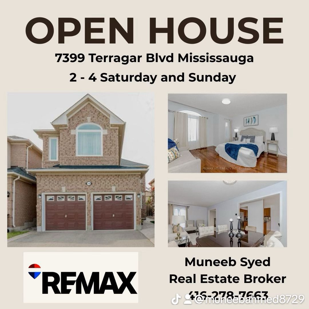 muahsyed's tweet photo. OPEN HOUSE
DETACHED IN MISSISSAUGA

4 + 1 Bedroom 
4 washroom 
Living
Dining 
Family Room
Kitchen 
Breakfast Area
Double Garage 
Close to School

Location location Location 

Price to sell …… this is buyer market….. don’t delay visit to open house or call me at 416-278-7663 https://t.co/6vUn7Nhize