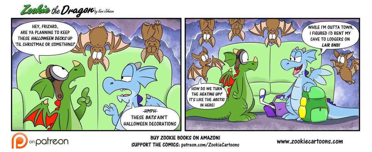 Zookie Classic: Bat Cave
#zookie #dragon #webcomic