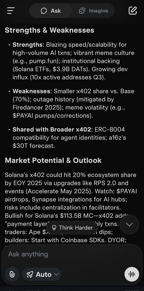 Tommyz555's tweet photo. Grok does such a good breakdown of Solana x402 ecosystem and $SRx402 🫰🫡☝🏻 @SRx402_dev 
#x402 Silk Road on #Solana @Pumpfun @a1lon9 https://t.co/QAuoPlgRbU