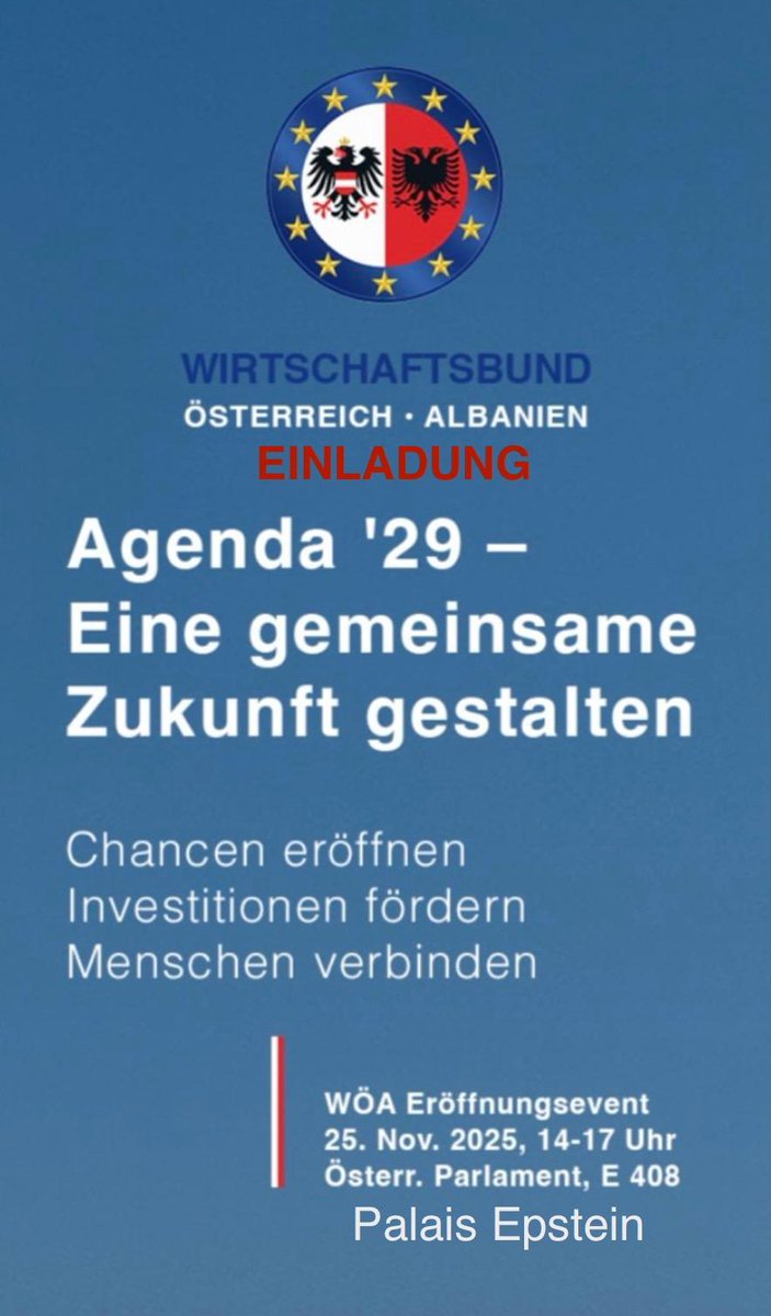 GunterFehlinger's tweet photo. This is #project29
Albania in EU 
I call all friends to join this event in Vienna @BajramBegajAL https://t.co/zlwX3gGmiV
