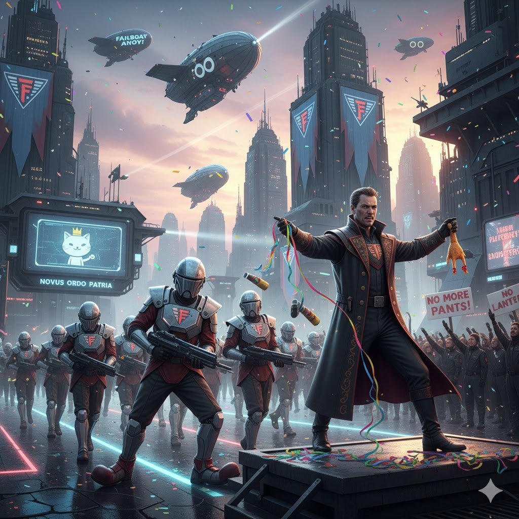 RadicalModerad2's tweet image. Estaba intentando hacer una imagen cónica sobre los famosos &quot;fascistas del futuro&quot; de &quot;Chruchill&quot;.

No me ha salido lo que quería pero me he despollado yo solo en casa.