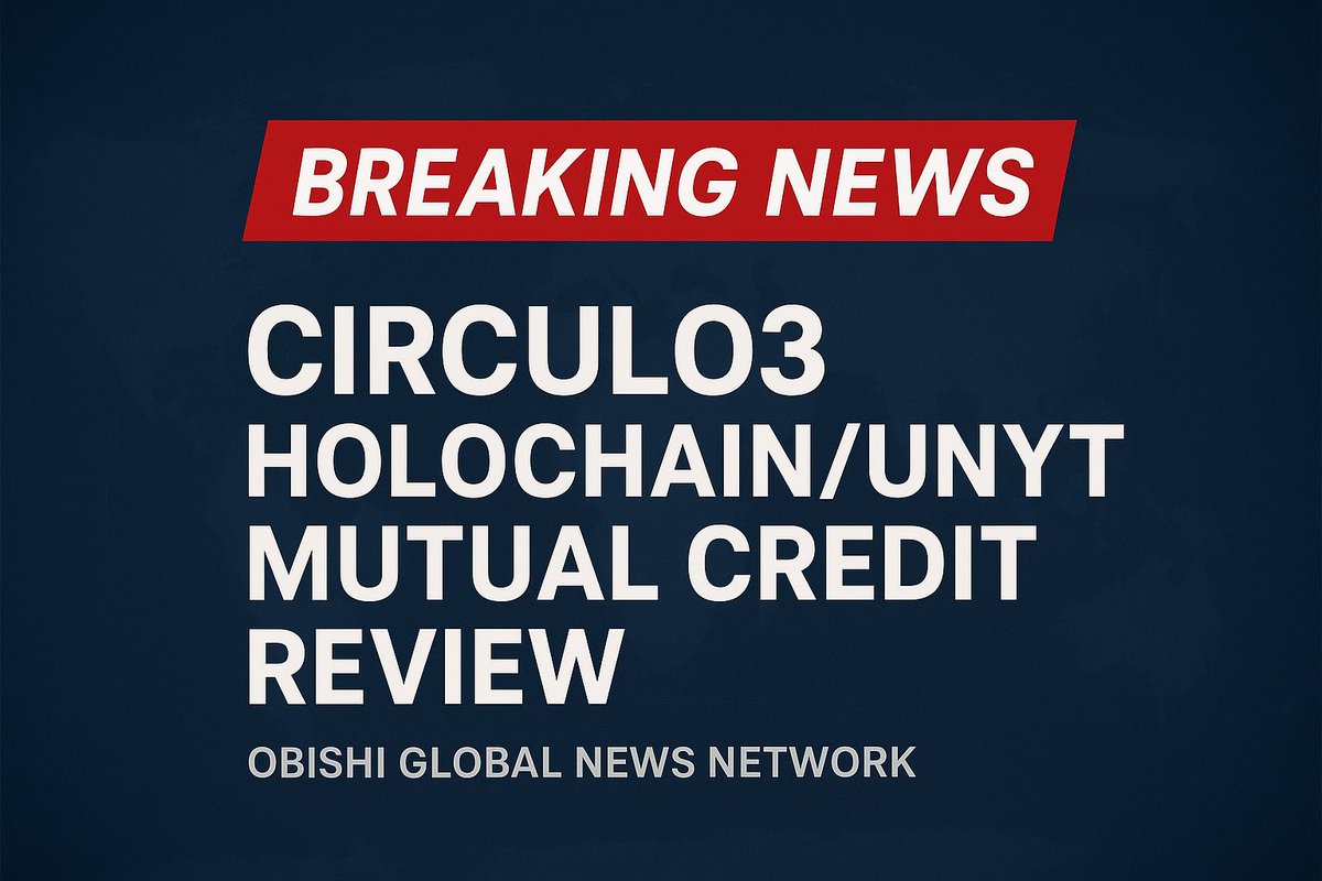 !!! BREAKING NEWS !!!!🚨🚨🚨

 📡 by Obishi Global News Network

Watch the video right here 👉 youtube.com/shorts/Rdyvkmf…

Holochain | Unyt | Circulo3 | Mutual Credit

<a href="/ikeNwaigwe/">Obishi</a> 🤣