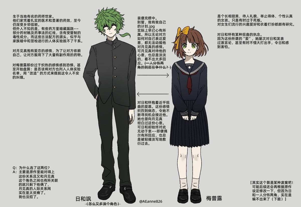 Expanded on the character designs for YTTD in the Silent Hill f paro (aka Sou Hill f...) from last time!
I'll translate this into English when I have time
⚠️ Contains heavy spoilers for both Silent Hill f and YTTD#キミガシネ