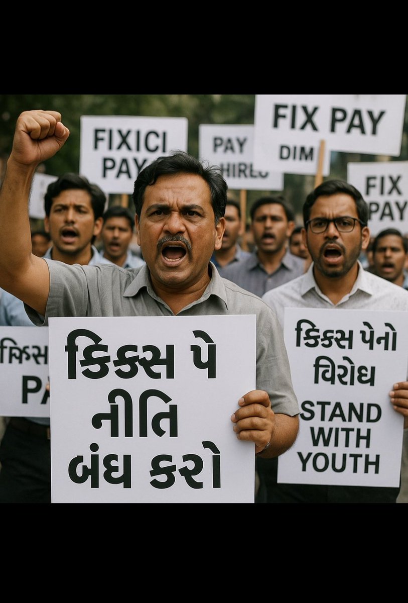 #remove5yearFixpay #Remove_Fixpay_in_Gujarat <a href="/CMOGuj/">CMO Gujarat</a>