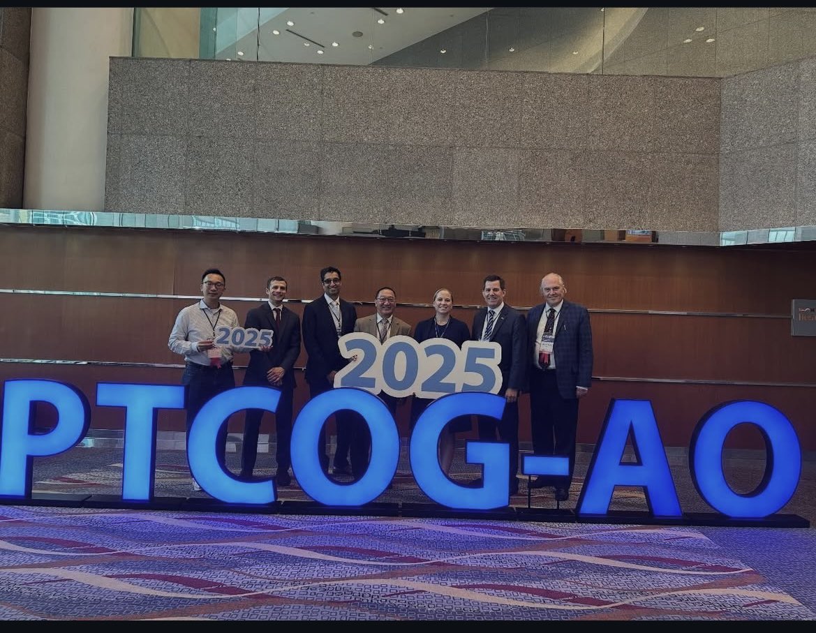 #MayoClinic physicians Terence Sio, MD, Brady Laughlin, MD, Sujay Vora, MD, William Wong, MD, Lisa McGee, MD, Jonathan Ashman, MD, and proton physicist Martin Bues, PhD at the 5th Annual Conference of the Asia-Oceania Particle Therapy CoOperative Group (#PTCOG-OA) in Hong Kong.
