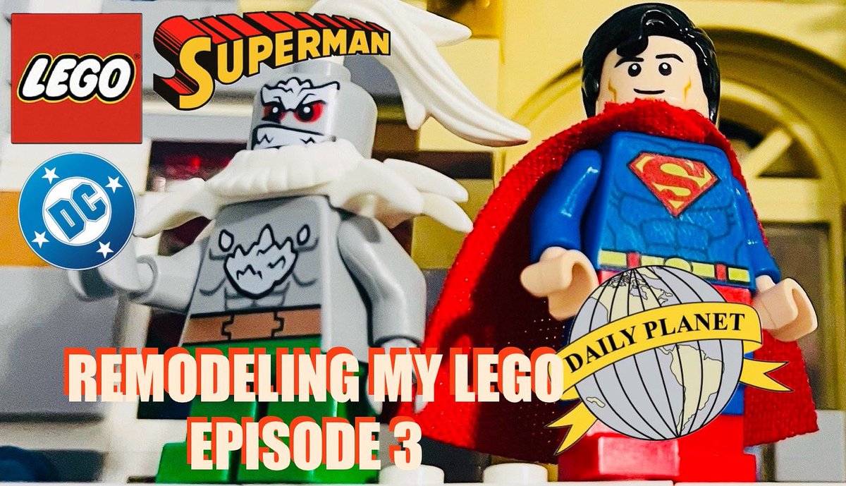 DrMindbenderPhd's tweet photo. I’m remodeling my #LEGO Daily Planet MOC on #YouTube
Check out Episode 3!!
https://t.co/4tftIv96Y9
#superman #legobuilds https://t.co/lBH30nfcui
