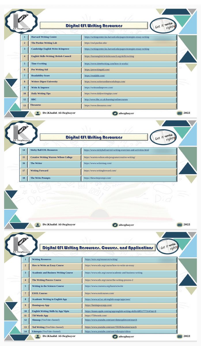 هل ترغب في تطوير مهارة الكتابة باللغة الإنجليزية؟ إليك ٣٢ من أقوى المصادر الرقمية التي تجمع بين المواقع، والتطبيقات، والقنوات، والدورات التعليمية في مكان واحد!