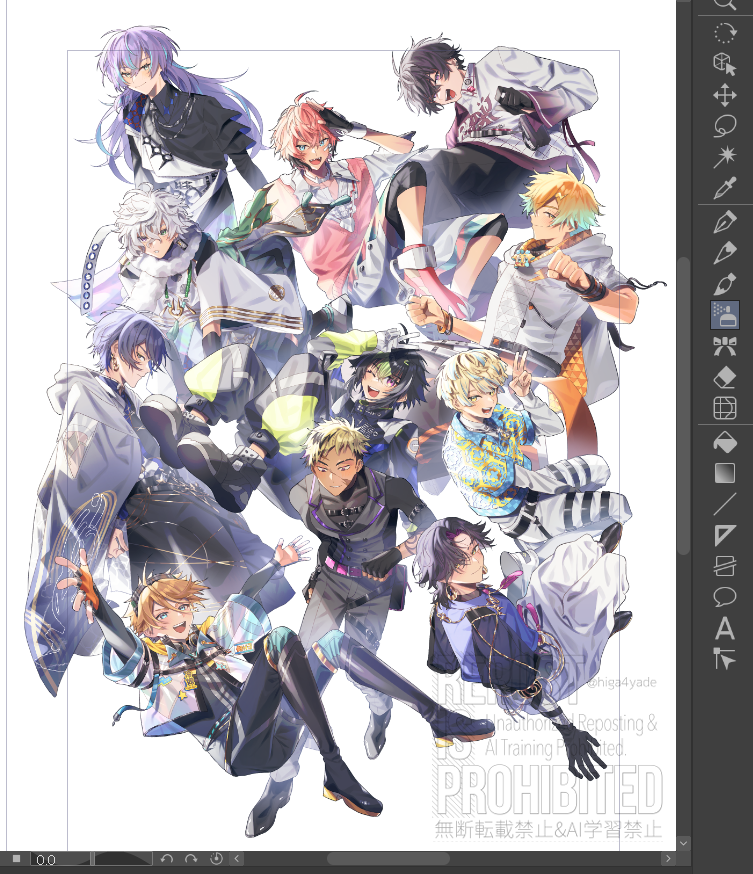 higa4yade's tweet photo. 1月新刊予定のイラスト本の表紙の絵 https://t.co/ibKJJRib7s