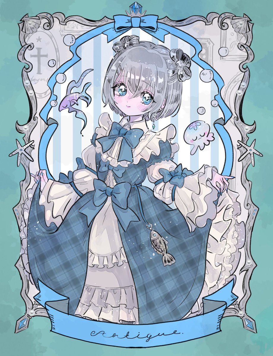 こちらのイラストを（ #korozikoro ）様に可愛く撮っていただきました( ᵕᴗᵕ )
ずっとお願いしたかったからほんとに嬉しい！
キラキラだしお姫様みたいだよね🙂‍↕️🤍