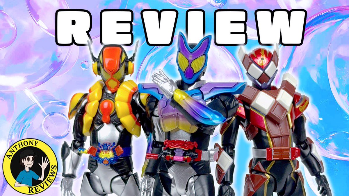 A NEW POPPIN JUICY Video is out! Check out my review of some of the SH Figuarts Kamen Rider Gavv figures. 

🔗 below