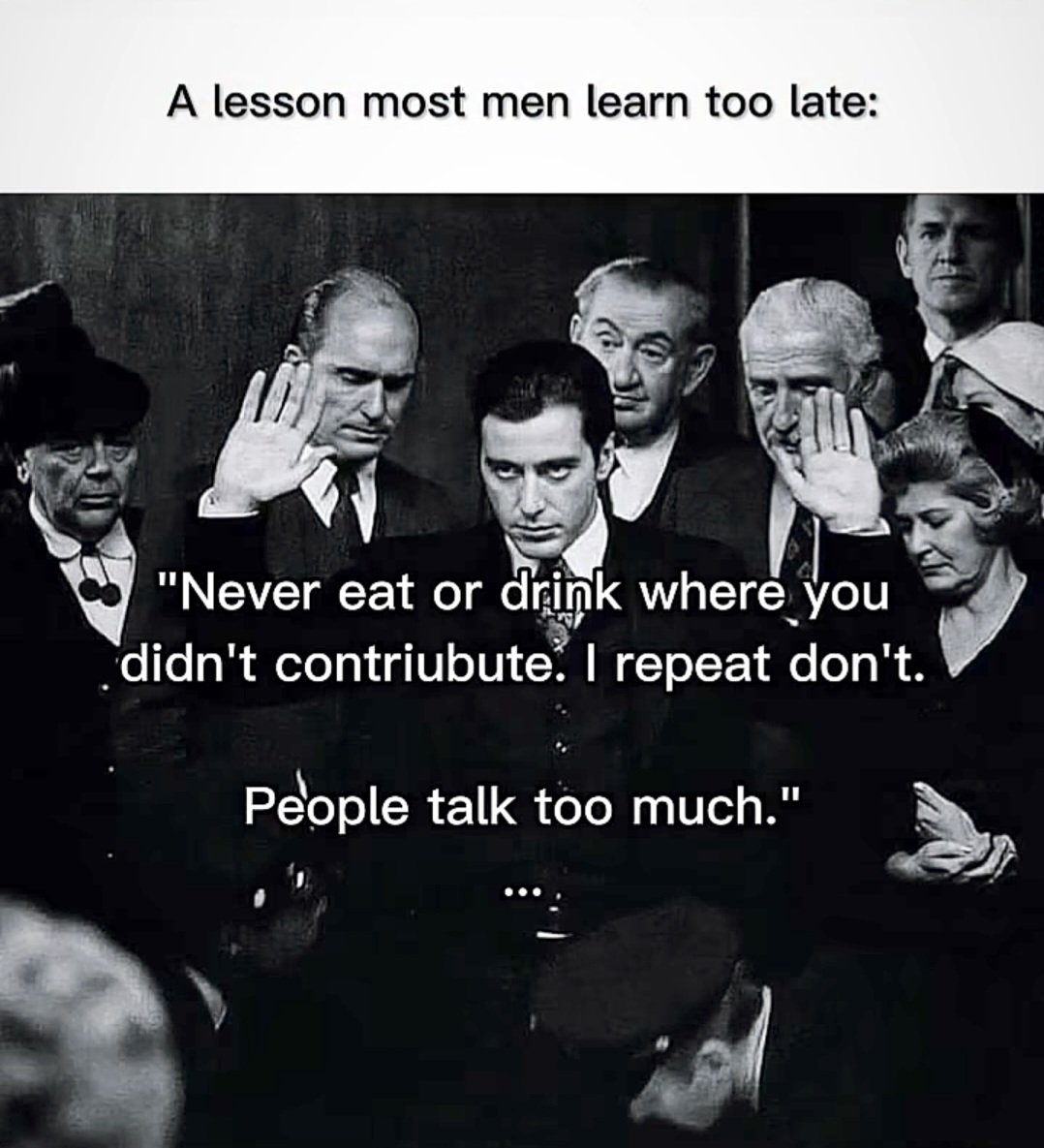 Be a man with morals and spine