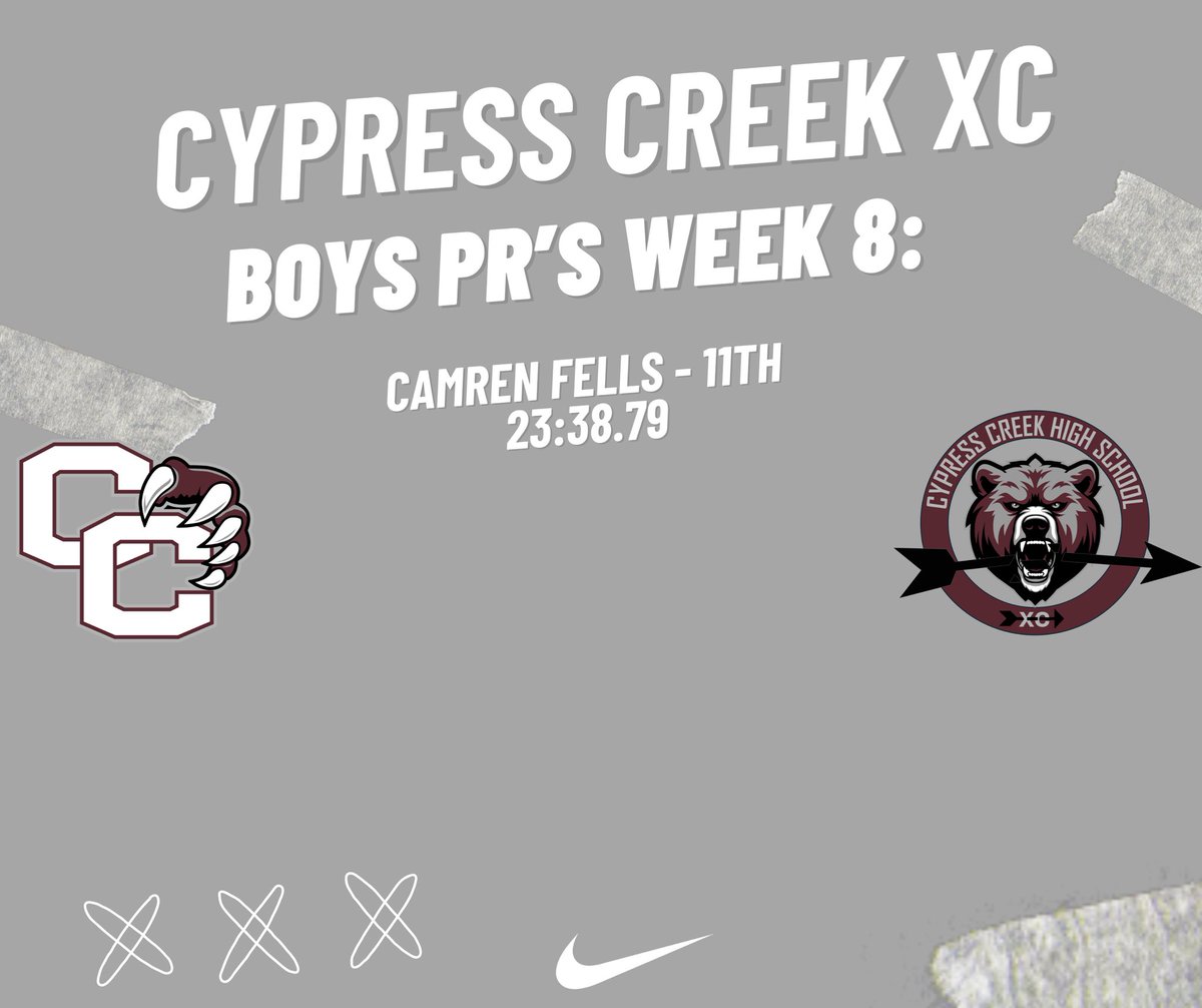 CCHSBearsTrack's tweet image. Reporting Live from FHSAA 4A District 3 Meet. PR City! #BeUnlimited #NoExcuses #OnlyResults #GoBears 🐻🐾🏃🏽‍♀️🏃🏾🏃🏼🏃🏼‍♀️💨💨💨