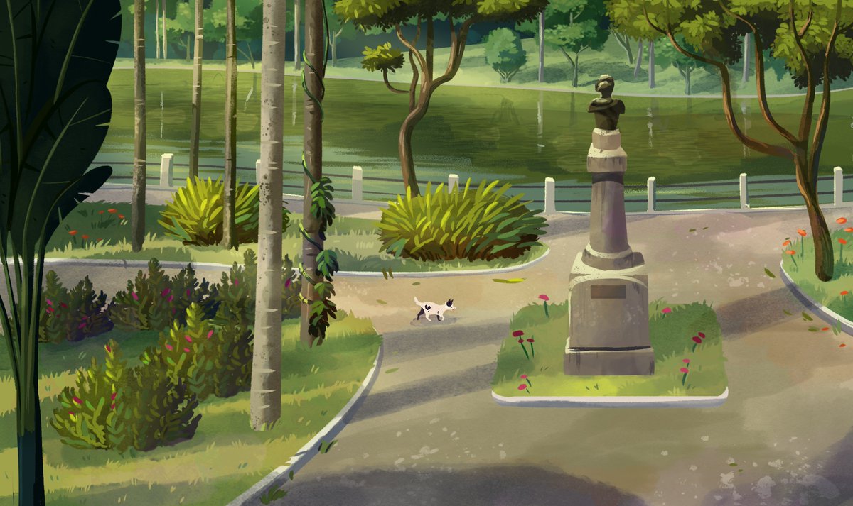 Check out our game about kittens exploring a city park!

We’re building a world inspired by a real park, full of stories, quiet corners, and tiny adventures.

We’d love feedback from fellow devs on the art direction!