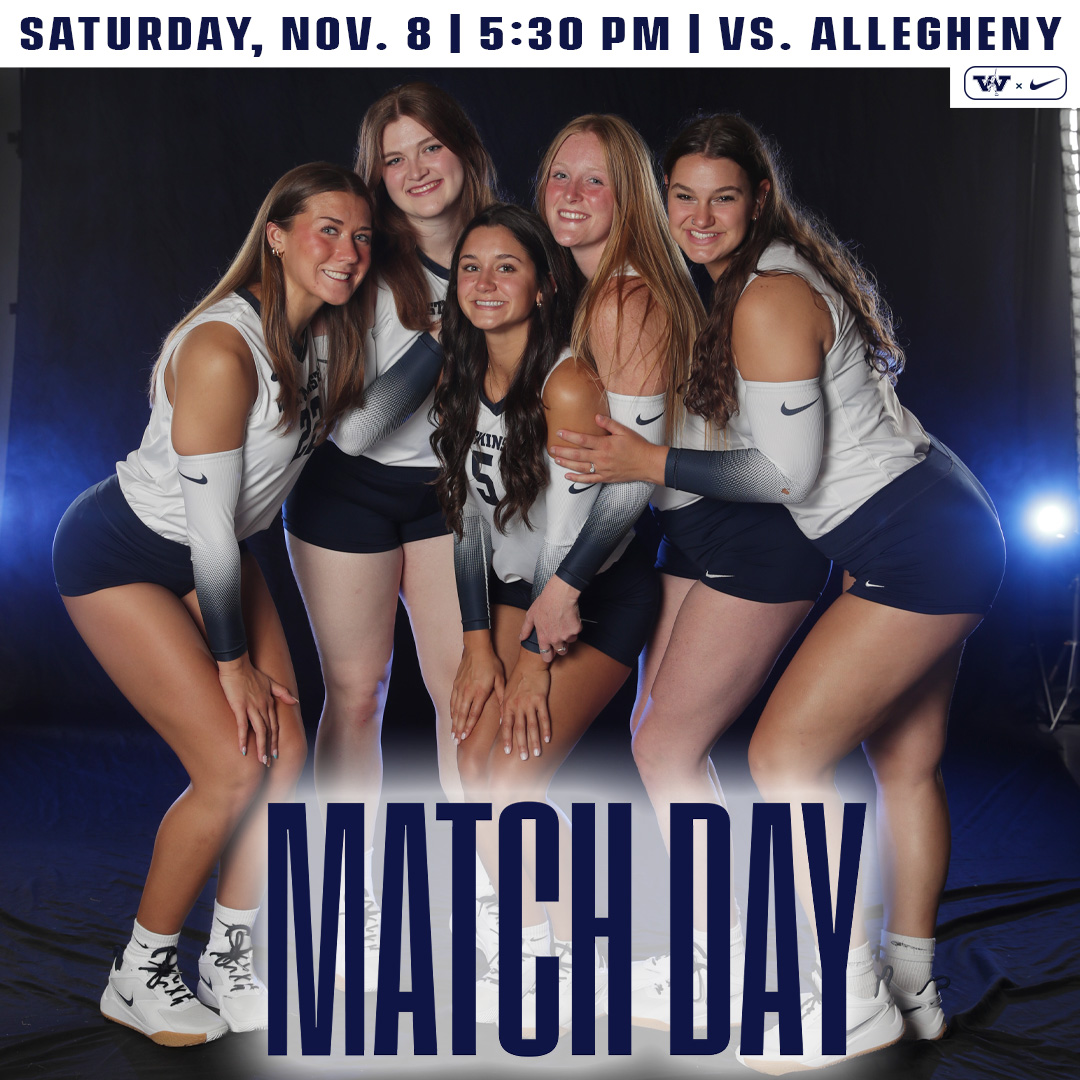WC_Titans's tweet photo. Women's volleyball will celebrate senior recognition day as they host Allegheny on Ron Galbreath Court inside Buzz Ridl Gymnasium. Good luck Titans!
🆚Allegheny
📍New Wilmington, Pa.
🕠5:30 p.m.
📺https://t.co/WkEBBTaVGS
#d3wvb #pacwvb #titanpride⚔️ https://t.co/dCk5PnpP4P