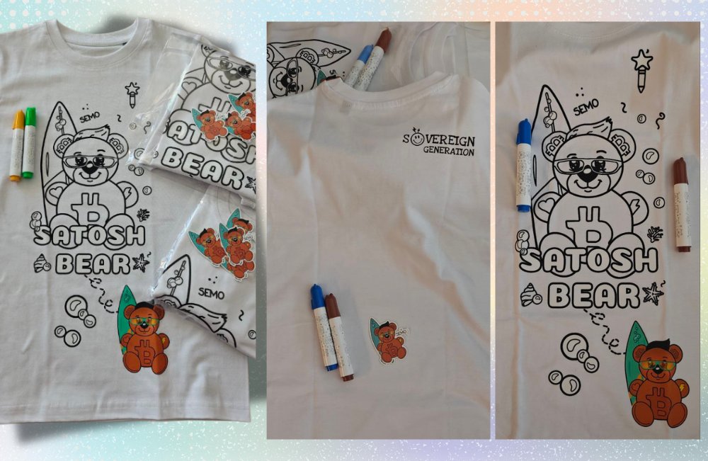 BTCJuniorClub's tweet photo. From BIG canvases to unique color-in merch 😋
📍 Some of these will be special gifts, and others will be for sale. To see the full collection, check out our stall on @PlebeianMarket (link below).
See you next week at #AB25 ️🧡 🇸🇻 https://t.co/H7uBikHhrw