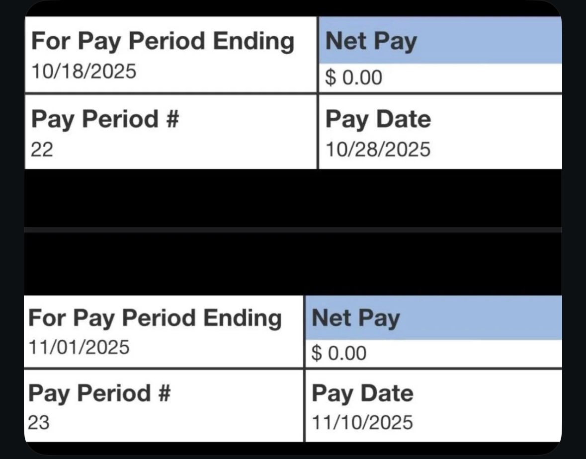 The Democrats have a chance today to prove that they care more about Americans than their political careers.

Imagine receiving this pay stub in the mail for the fourth time!