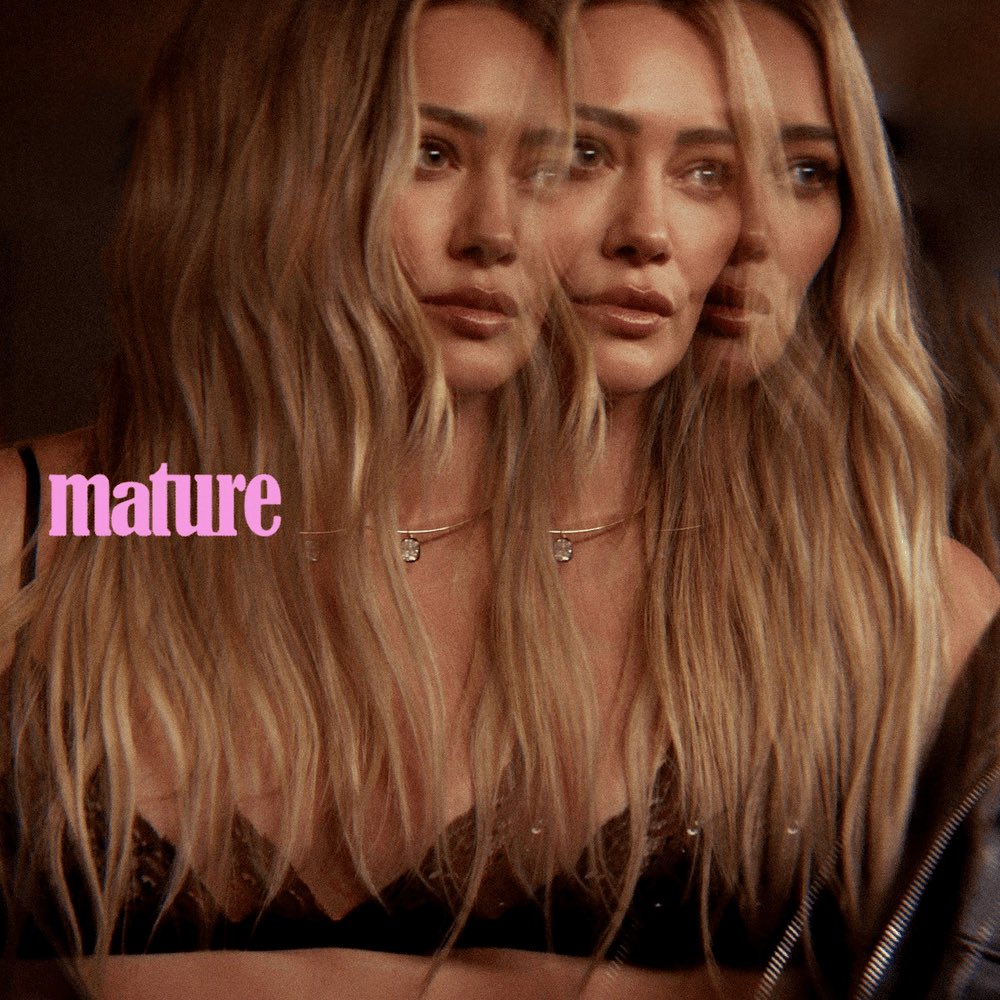 PopBase's tweet image. ‘Mature’ by Hilary Duff debuts at #70 on the US Spotify chart with 470k streams.
