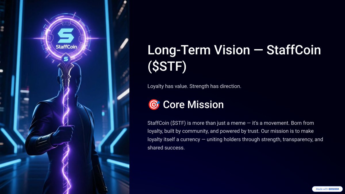 staffcoin's tweet photo. 📜 Long-term vision revealed.
The official roadmap of StaffCoin ($STF) — built on loyalty, strength &amp; trust. 🐾

💊 The plan starts now.
#StaffCoin #STF #Crypto #PumpfunCult https://t.co/u88wNlBW7A