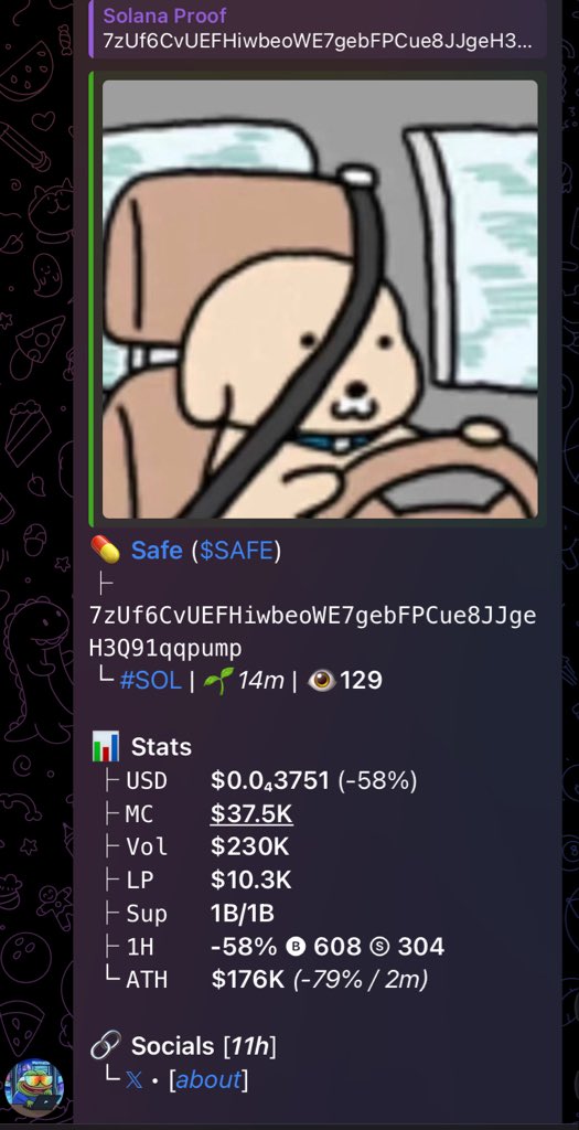 Solana_Proof's tweet image. Ape dip $SAFE

CA-&amp;gt;

7zUf6CvUEFHiwbeoWE7gebFPCue8JJgeH3Q91qqpump

#dollarstorm