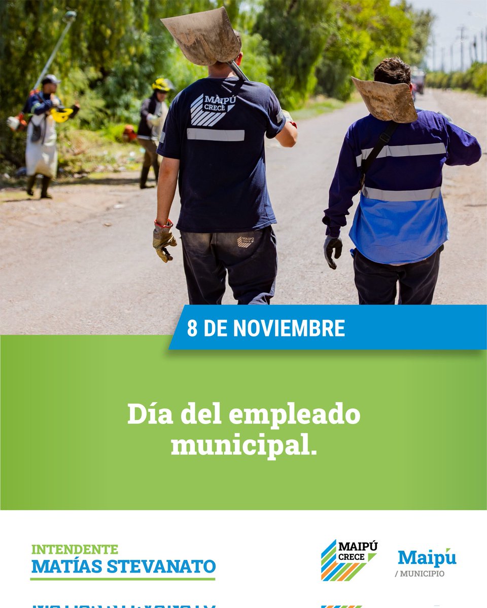 MatiasStevanato's tweet photo. Gracias a quienes con su trabajo, compromiso y dedicación hacen que Maipú siga creciendo  🙌🏻 https://t.co/l5YXgeiScB